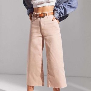 BDG Britt Blush Pink Cropped Culotte Pant